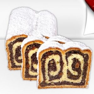 Mohnstollen, halbiert (ca. 600 - 700 g)