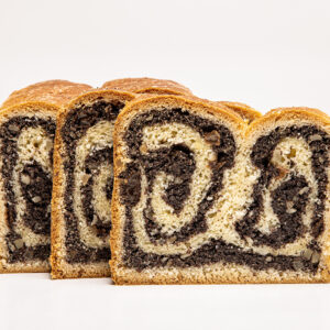 Mohnstollen (ganz), ohne Dekor (ca. 1200 g)